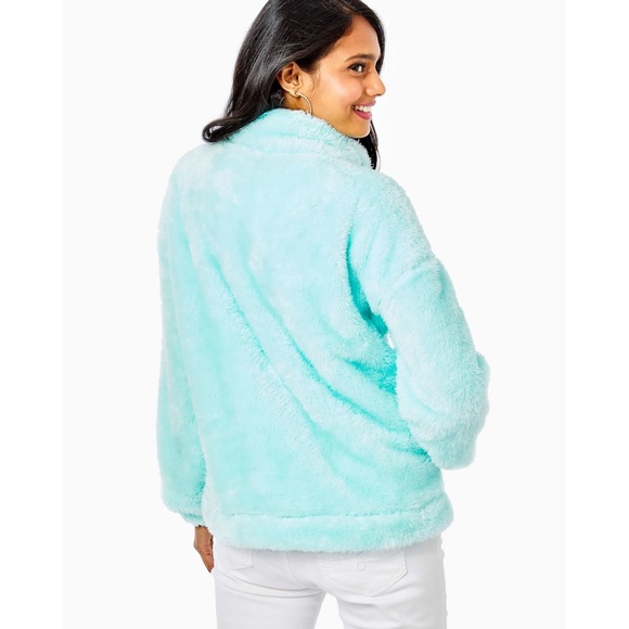 Lilly Pulitzer Barkley Sherpa Zip Up - Picture 2 of 3